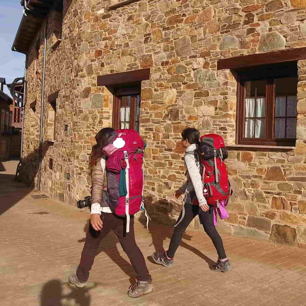 La mirada circular es el camino de Santiago en el Bierzo